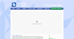 Desktop Screenshot of canadaoceanic.com